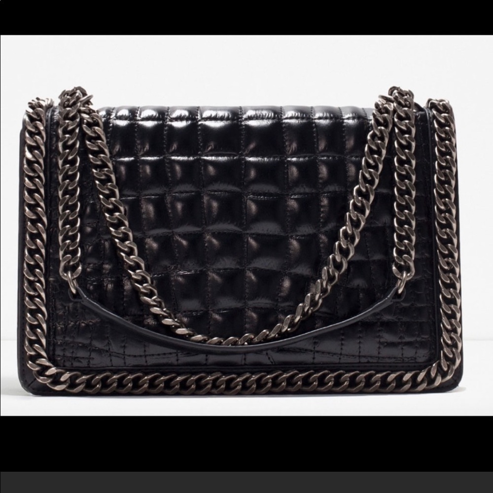 Brand new Zara quilted leather purse